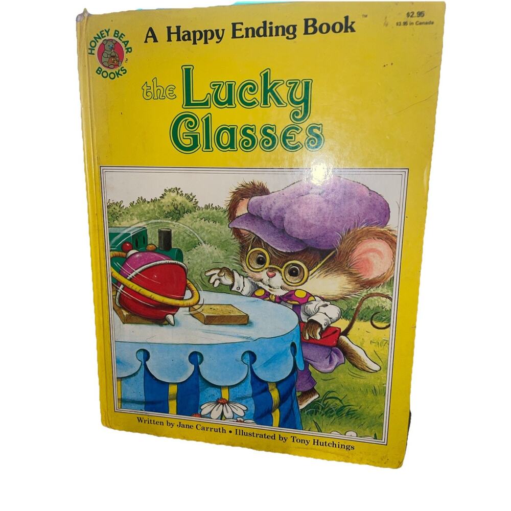 Vintage A Happy Ending Book The Lucky Glasses by Jane Carruth Hardcover 1983